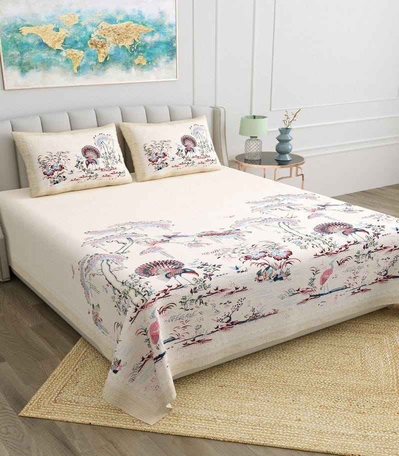 Elegant Cotton Bed Sheet Set