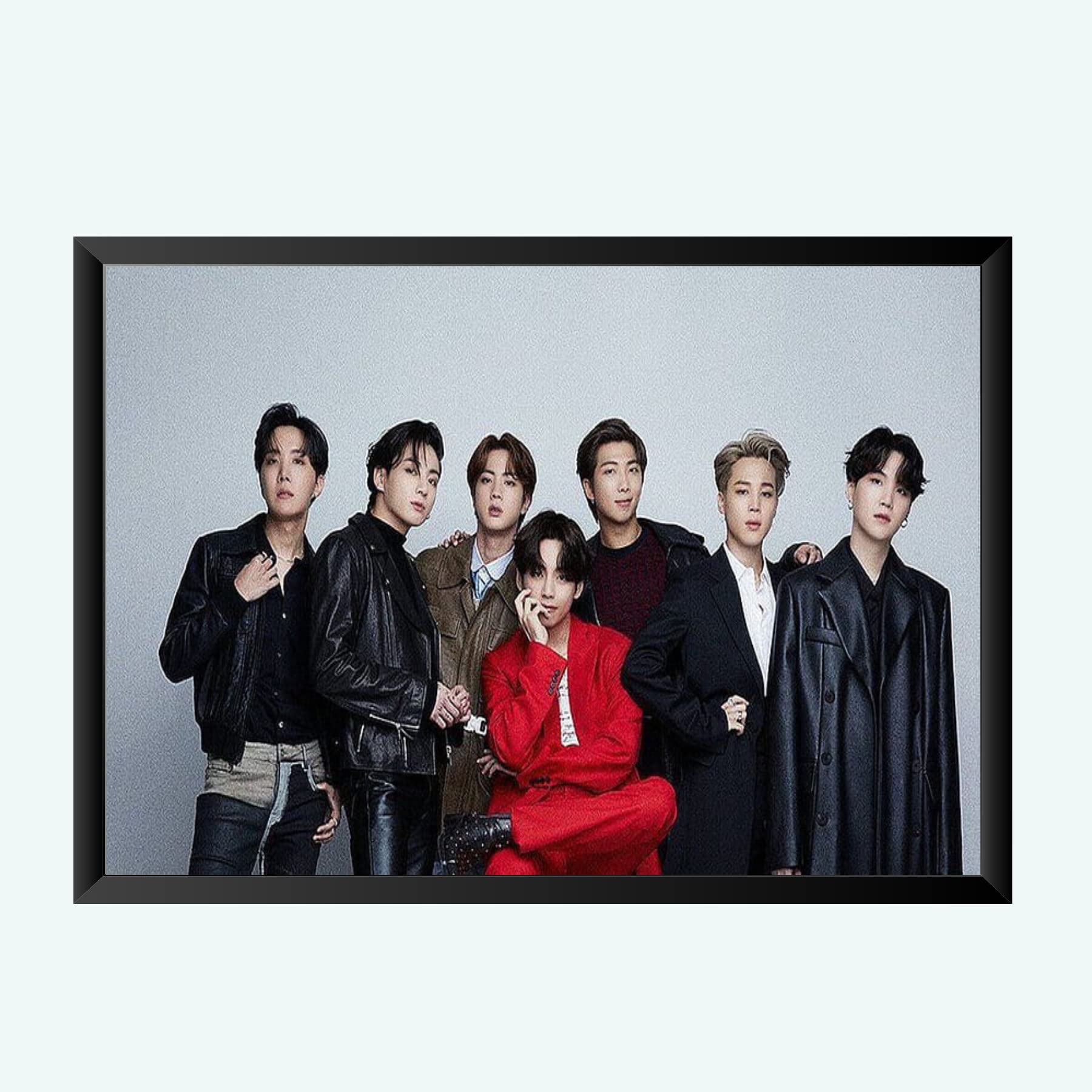 Nokkes Bts Army Bangtan Boy V suga J-Hope Jungkook Jin Jimin Rm 8X12 Inch Size Photo Frame Photo Home Office_bts2_62