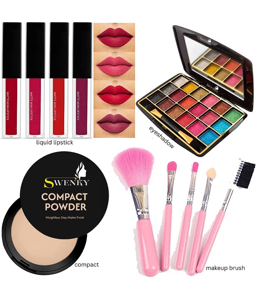 swenky glow up makeup kit (Pack of 4)