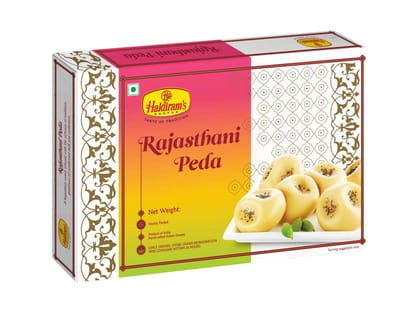 Haldiram's Rajasthani Peda Packed Sweets - 500 Gm Haldiram's Rajasthani Peda Packed Sweets - 500 Gm