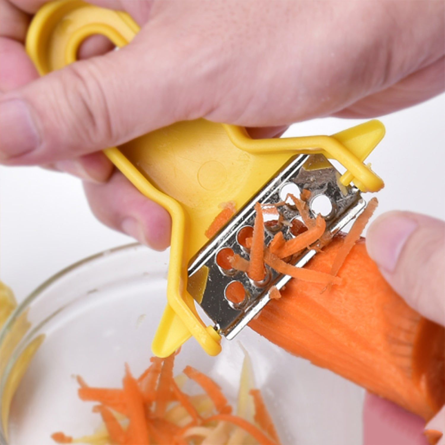 Peeler Slicers Shredders for Fruits and Vegetables, Cutter, Grater Kitchen Helper, Potato Fruits Peeler, Stainless Steel Sharp Blade with Non-Slip Handle&nbsp;(3 Pcs Set)