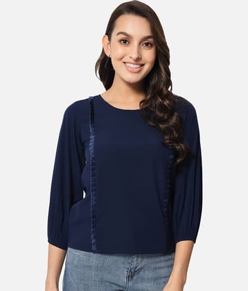 ALL WAYS YOU Women's Polyester Regular Top ( Blue )