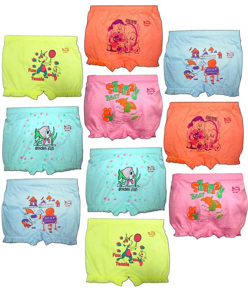 HAP Pack of 10 Boys Cotton Boxers ( Multi Color )