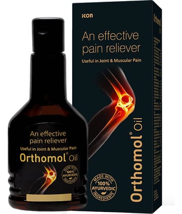 Orthomol Ayurvedic Pain Relief Oil for Joint Pain, Muscular Pain, Arthritis - 100ml