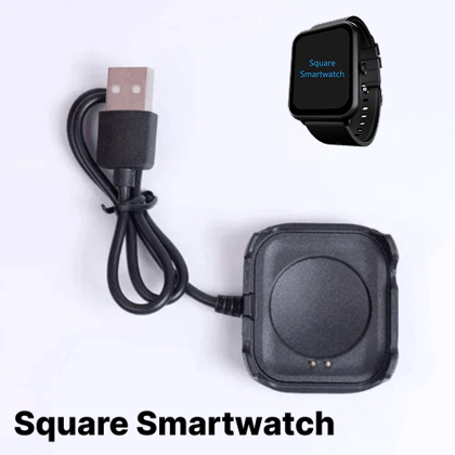 Magnetic Smart Watch Charger - 2-Pin USB Magnetic Charging Cable for All Compatible Smartwatches | Fast USB Charging Dock for T500 T55 W26 I9 Pro Max Series