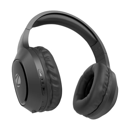 ZEBRONICS Thunder NEO, Wireless Over Ear Headphone, Upto 60 Hours Backup, Gaming Mode, Dual Pairing, Rapid Charge, BT v5.4, AUX, 3 EQ Modes, ENC for Callling, Voice Assistant, Deep Bass (Black) ZEBRONICS Thunder NEO, Wireless Over Ear Headphone, Upto 60 