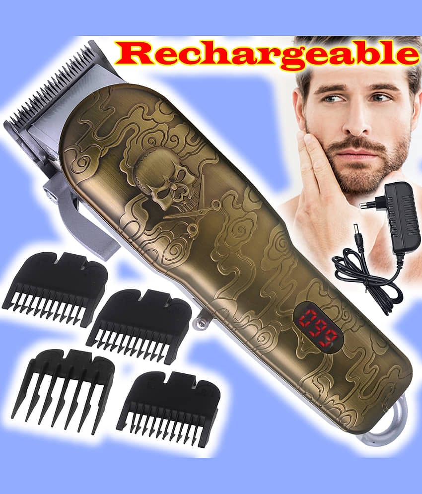 JMALL Rechargeable Gold Cordless Beard Trimmer With 40 minutes Runtime
