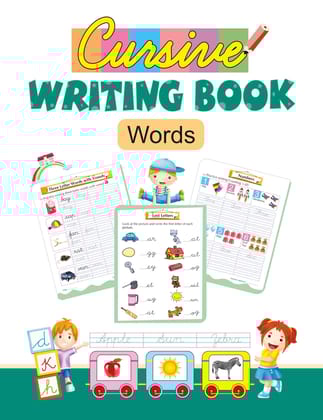 Cursive Writing Book: Words [Paperback] [Jun 01, 2024] LS Editorial Team