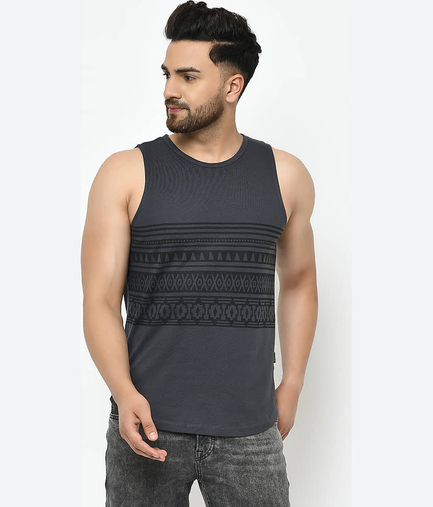 Rigo - Grey Cotton Regular Fit Men's Sports T-Shirt ( Pack of 1 )