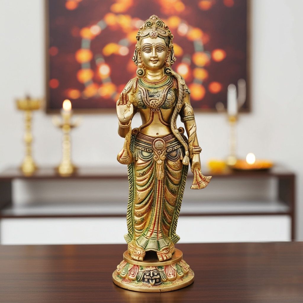 Brass Showpiece Seeta Ji Idol Statue (BSMAS1424 S)