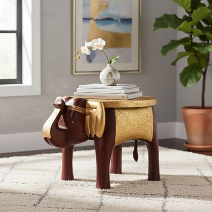 Wooden Handmade Indian Brass Coffee Table | Bedroom Furniture