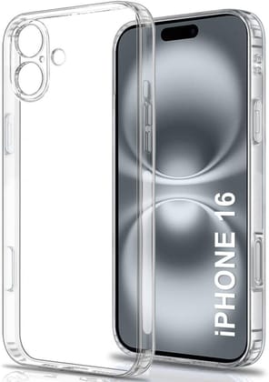 PLUGTECH TPU Ultra Hybrid Clear Camera Protection Back Cover Case for iPhone 16 PLUGTECH TPU Ultra Hybrid Clear Camera Protection Back Cover Case for iPhone 16