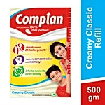 Complan Creamy Classic Nutritious Health Drink - Vitamin C & A Supports Kids Immune, Clinically Proven For 2X Faster Growth Formula, 500 G Carton Complan Creamy Classic Nutritious Health Drink - Vitamin C & A Supports Kids Immune, Clinically Proven For 2X Faster Growth Formula, 500 G Carton