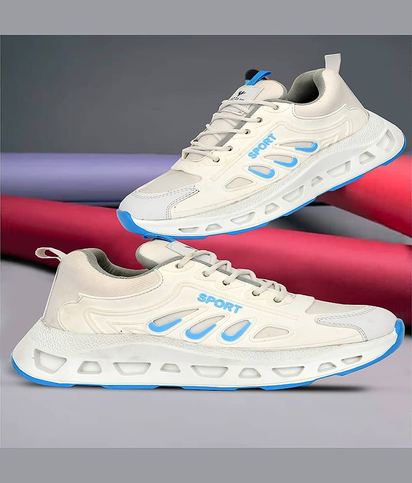 VATELIO Workout, Lightweight White Men's Lifestyle Shoes
