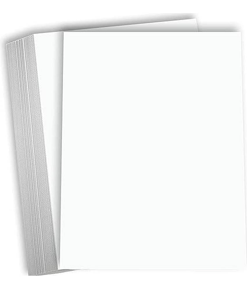Eclet A4 20 pcs White thick drawing Sheets Craft 300 GSM Sheet Artists Ivory Sheets A4 Size, Smooth Finish, HEAVY GSM Ivory Drawing Paper, or Greeting Cards, Art & Craft Home, School, Office Stationery