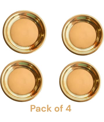 Shreeja Shilpcraft Pooja Kit 4 Puja Plates ( Pack of 4 )