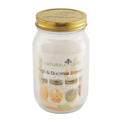 NATURALLYOURS Glass Storage Jar with Tin Lid - - Airtight Food Grade, Reusable Home Organization Kitche, Pantry, Spices, Cereals, Pulses, Rice, Cookie, Dry Food (Transparent (500 ml)) NATURALLYOURS Glass Storage Jar with Tin Lid - - Airtight Food Grade, Reusable Home Organization Kitche, Pantry, Spices, Cereals, Pulses, Rice, Cookie, Dry Food (Transparent (500 ml))
