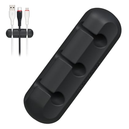 Portronics Griplet 3 Soft Silicone Rubber,  Strong Adhesive, Light Weight, Best for Flat Surface