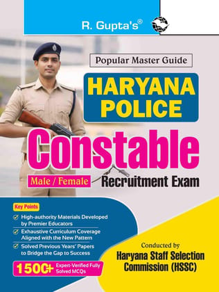 HSSC: Haryana Police Constable (Male/Female) Recruitment Exam Guide: Constable Recruitment Exam Guide [Paperback] [Feb 02, 2026] RPH Editorial Board