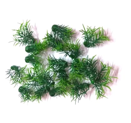 nawani school project grass 1 packet (around 40 pic grass), size 4/4 cm-Green