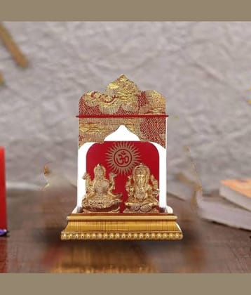 Awesome Craft Laxmi Ganesh Ideal For Car Dashboard ( Pack of 1 )