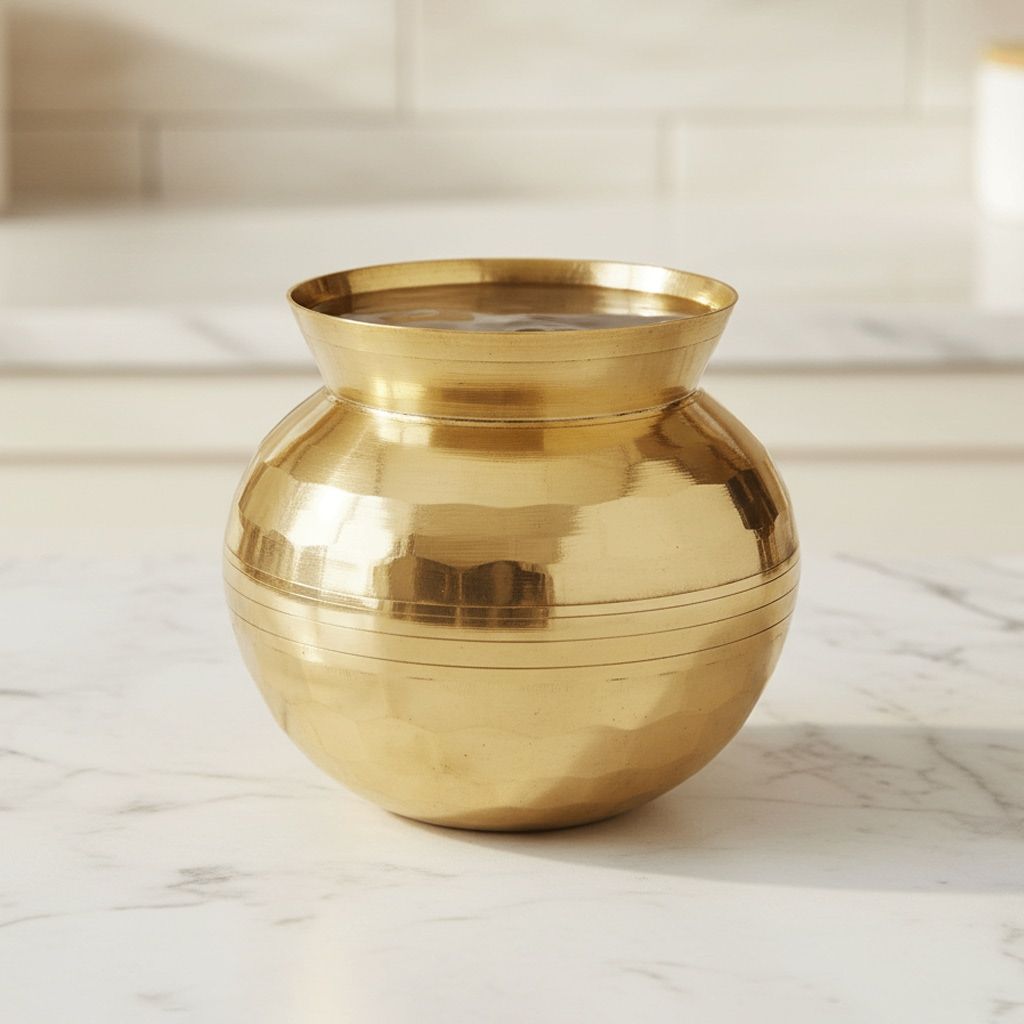 Brass Diamond Lota No. 2, 500 ML (ZMAS481 D)