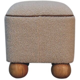 Serenity Footstool with Ball Feet