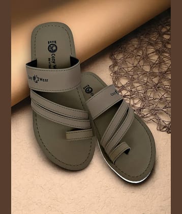 Cozy Wear Green Men's Daily Slipper