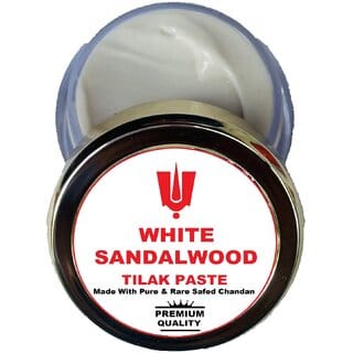 Premium White Sandalwood Tilak Paste Made With Pure And Rare Sandalwood Stick
