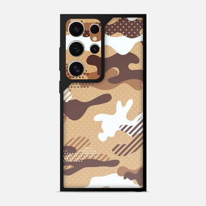 Military Brown Camo Bumper Mobile Cover Military Brown Camo Bumper Mobile Cover