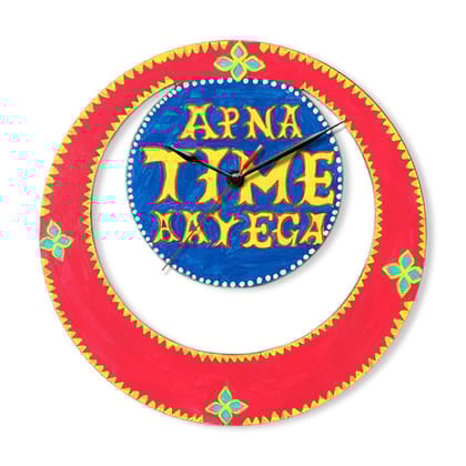 Pop Art on Moon Clock DIY Kit by Penkraft