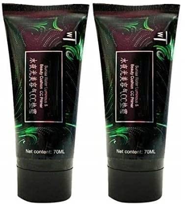 Elecsera Water & Beauty Cushion CC Foundation Pack of 2 Foundation (Skin, 140 ml)