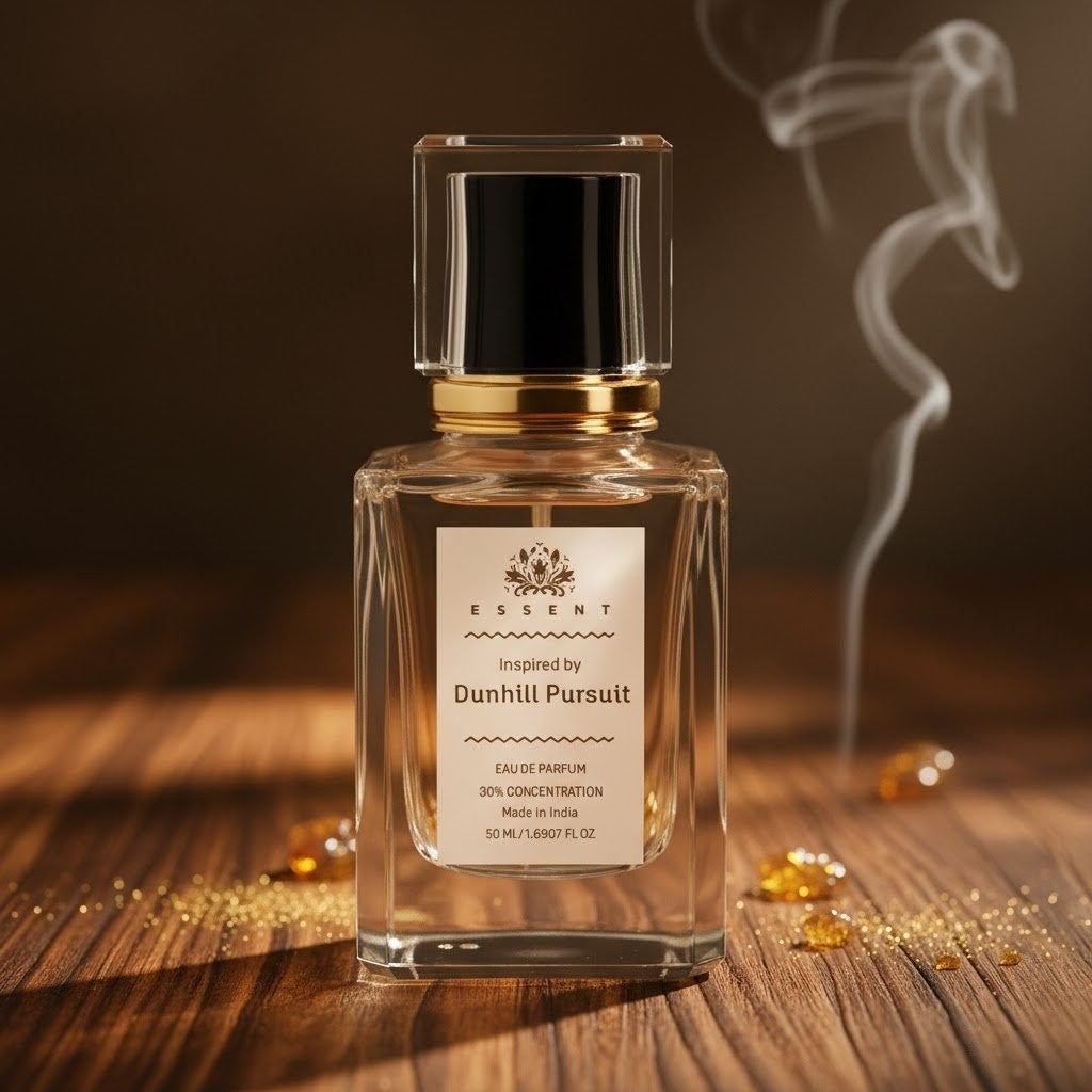 Essent Perfumes Dunhill Pursuit Eau de Parfum (EDP) – Warm Spicy Woody Amber Long Lasting Perfume – Men’s Fragrance