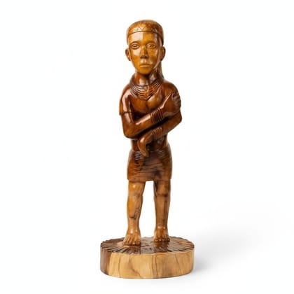 Handcrafted Traditional Tribal Wooden Sculpture