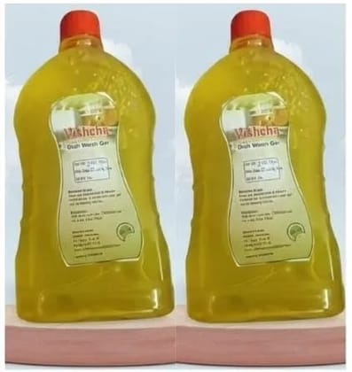 VISHCHA'S Natural Dishwash gel Combo(Pack of 2)