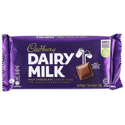 Cadbury Dairy Milk Chocolate, 165 G Cadbury Dairy Milk Chocolate, 165 G