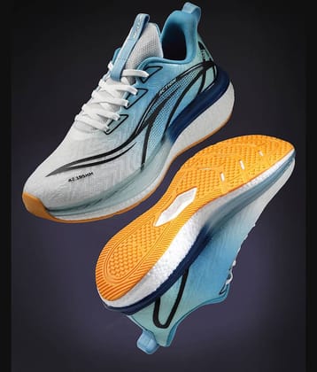 Action NITRO-2301 White Men's Sports Running Shoes