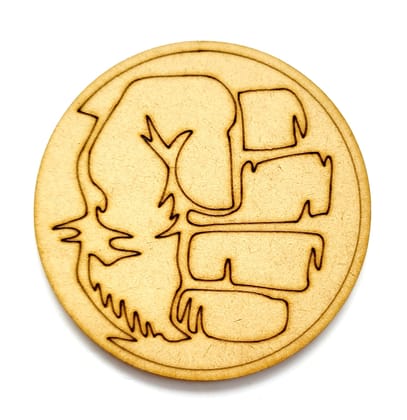 Brand Zero Pre Marked MDF Base - Design 3097 - Select Your Preference Of Size & Thickness