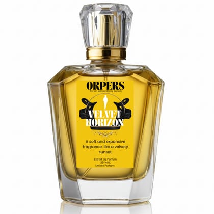 ORPERS Velvet Horizon Extrait de Parfum Unisex | Aquatic Elegance | Bergamot Marine Amber Musk | 40% Concentration | Long Lasting Fragrance