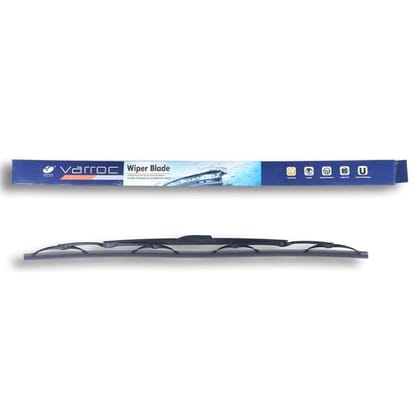 VARROC Wiper Blade 9 mm U Hook 559 mm 22 in | Smooth & Silent Cleaning | Works in All Weathers | Anti-Corrosion Frame | Size 22-Inch