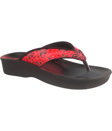Aeroblu Footwear Red Women's Flats