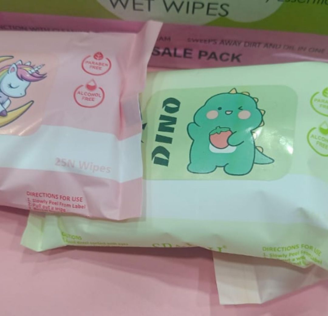 Esmi- *Wet Tissue Pouch*  ( Pink )