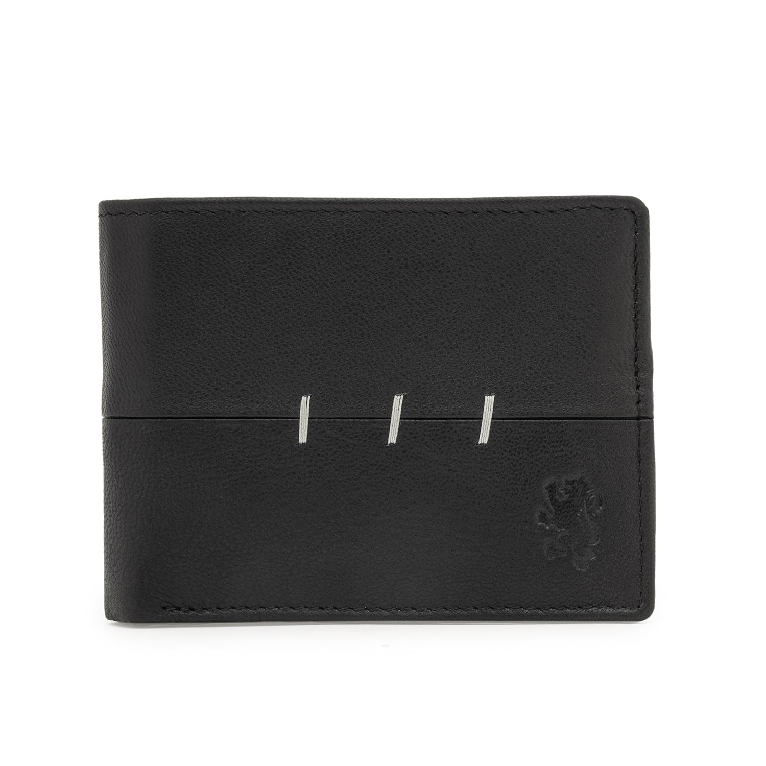Red Tape Bifold Leather Wallet with RFID Protection for Men| Stay Organized and Secure