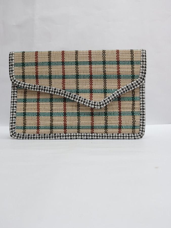 Bamboo mat made Hand Purse 