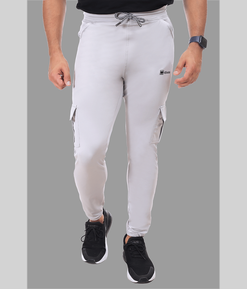 IDASS - Light Grey Lycra Men's Joggers ( Pack of 1 )