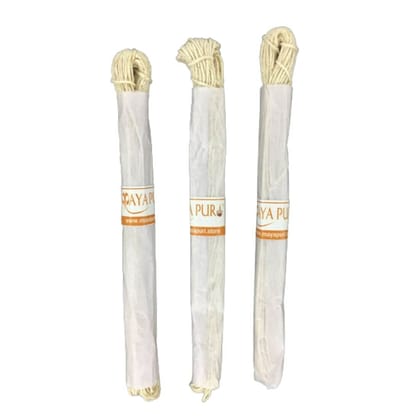 MAYAPURI Poita/Poite, Janeu, Yonya, (White) Brahmin Thread for Puja Wear (Pack of 3)
