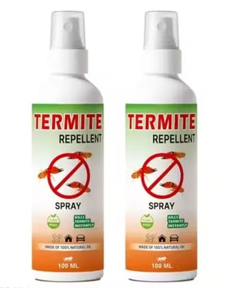 Termite Control Spray for Wood & Furniture | Plant Extract Formula | 100ml Each (2)