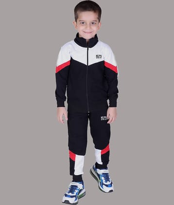 Kepa Pack of 1 Boys Cotton Blend Tracksuit ( Black )