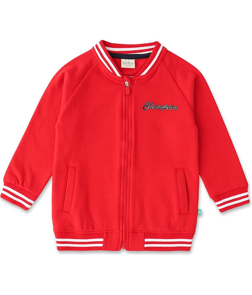 Juscubs Pack of 1 Boys Cotton Sweatshirt ( Red )