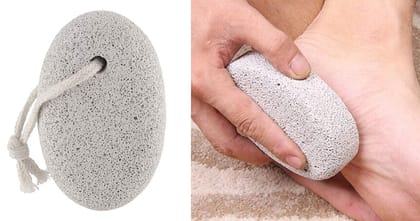 Oval Shape Stone Foot, Heel Scrubber For Unisex Foot Scrubber Stone